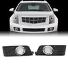 2pcs Front Fog Light Lamp Cover 25778388 Bezel Chrome Trim