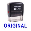 Printtoo Office Stationary Custom Stamp Original Self Inking Rubber Stamp-Blue