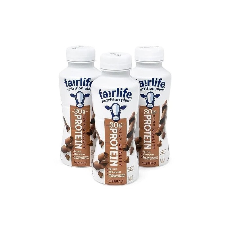 Hairless Brush Fairlife Nutrition Plan High Protein Chocolate 30g Shake,