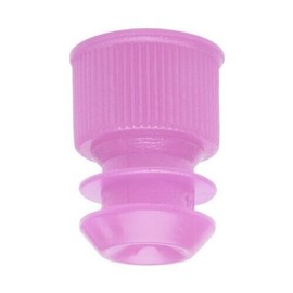 Karter Scientific Test Tube Cap, Flange Type, 12mm, Mauve, Karter Scientific 207S3 (Pack 25)
