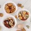Caperci Jumbo Cupcake Liners White Muffin Baking Cups 300-Count, No