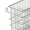 Utensil Drying Rack, 3 Compartments, Chrome