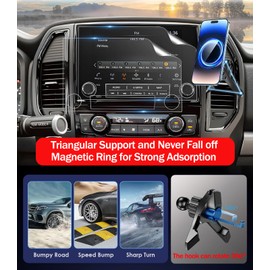 Car Phone Mount for 2020-2024 Nissan Titan (S/SV/SV Bronze Edition/Pro-4X/ SV Midnight Edition/Platinum Reserve), for MagSafe Magnetic Air Vent Phone Holder Accessories