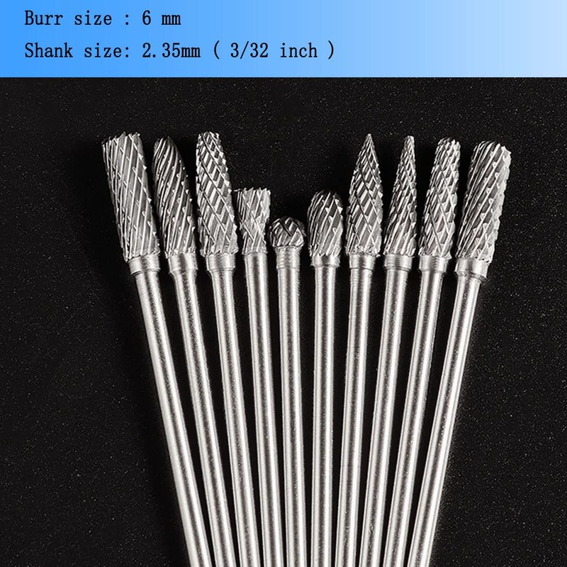 Luo ke 10 Pcs Ø6 x 2.35 mm Aluminum Cutting