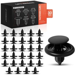 A-Premium 30PCS Nylon Bumper Hood Fender Liner Retainer Clip Push-Type Compatible with Toyota Camry, Corolla, Prius, Tundra, Sienna, Matrix, Avalon, Yaris & Lexus ES350 & Scion xA - For 7mm Hole