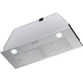 SOONYE Range Hood 30 inch, Insert Range hood 600 CFM Kitchen Vent Stove Hood with Push Button Control, Permanent Baffle Filter, Ducted/Ductless Convertible