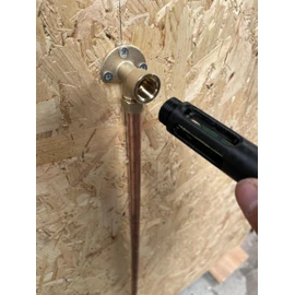 Jig Forge Pipe Level Tool for 1/2 BSP Fittings and 15mm Pipe, with Protective Cap, Black