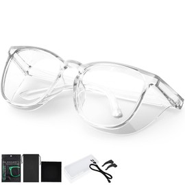 COZENRE Pollen Prevention Glasses, Hay Fever Glasses, Anti-Fog (Double Sided Anti-Fog, Blue Light Cut) Pollen Glasses, Protective Glasses, For Both Women, Men's, Pollen Prevention Glasses, Hay Fever