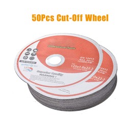 50 Pack 5" x.040 x7/8" Cut-Off Wheel - Metal & Stainless Steel Cutting Discs