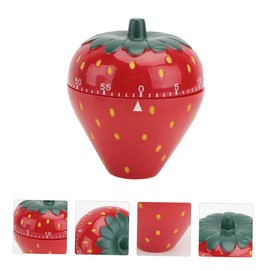 FUNOMOCYA Kitchen Cooking Timer Cartoon Strawberry Shape Mechanical Timer for Home Baking Simple for Cooking Study and Work