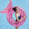 Inflatable Mermaid Swimming Ring PVC Mermaid Tail Tubes Water Party