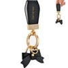 Bow keychain Bling Rhinestones keychain Leather Car Fob Keychain Metal