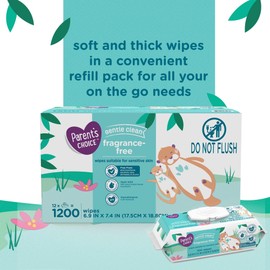 Fragrance-Free Baby Wipes, 1200 Count - Our Baby Wipes Are Specially Designed To Be Gentle On Your Little One's Delicate Skin, But Effective In Wiping Away The Toughest Messes
