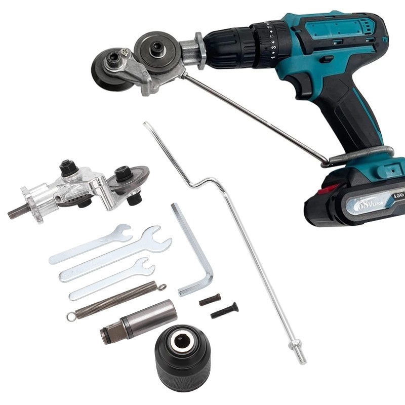 AUNMAS Electric Drill Conversion Plate Cutter, Electric Drill Scissors DIY