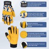 OIZEN Cowhide Leather Thorn Proof & Puncture Resistant Gardening Gloves
