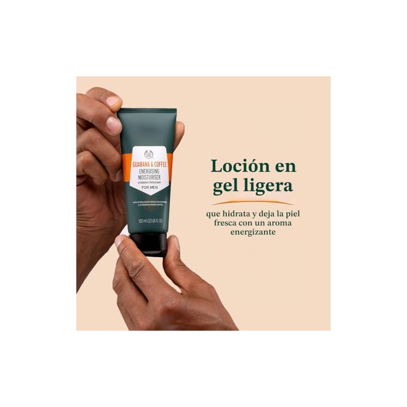 The Body Shop Men's Guarana and Coffee Energizing Moisturizer, 100%
