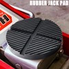Universal Car Jack Rubber Pad Rubber Buffer 25 mm Black