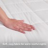 Sunbeam Restful Premium Quilted Heated Mattress Pad - King White