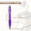PATIKIL Retractable Ballpoint Pens, 1.0mm, Black Ink, Rubber Grip Plastic