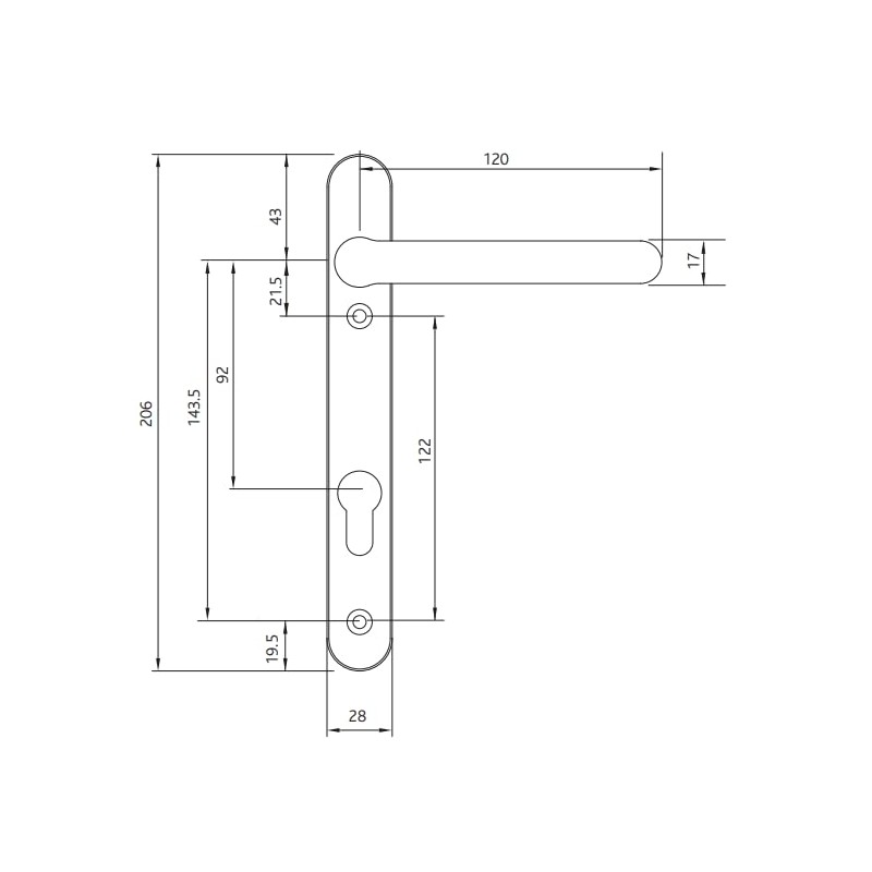 ERA Fab & Fix - UPVC Premium Satin, Windsor Door