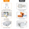 HONZIN Square LED Recessed Lighting 4 Inch, 5CCT Ultra Thin