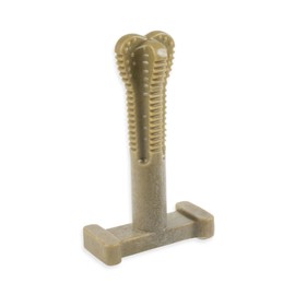 Bullibone SuperBrush: Dog Teeth Cleaning Brushing Toothbrush Stick - Long Lasting Nylon Super Greens Chew Toy for Oral Care and Dental Health