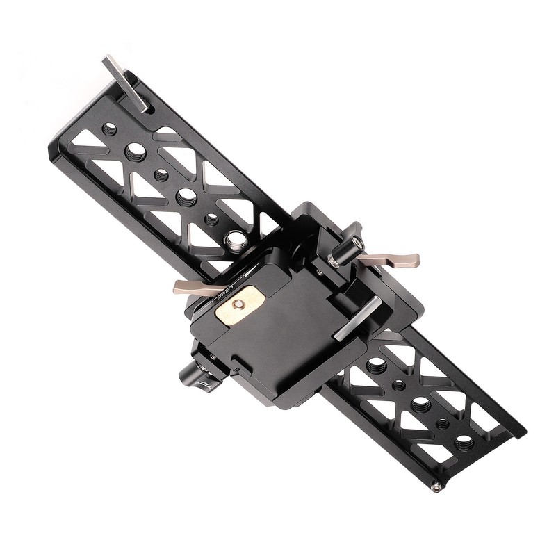 Dovetail Plate for Arca 8in 1/4 3/8 Threaded Holes Aluminum