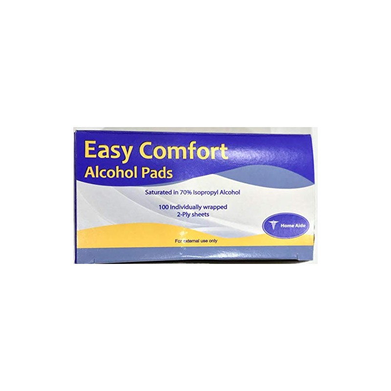 Almohadillas de preparación de alcohol Home Aide