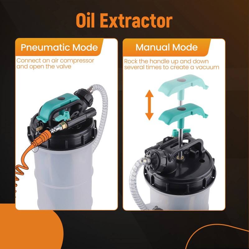 BFO Fluid Extractor Pneumatic or Manual Oil Change Vacuum Pump