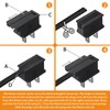 LUMILAND Wired LED Puck Lights Square 2.68" Wide 3000K, 120V