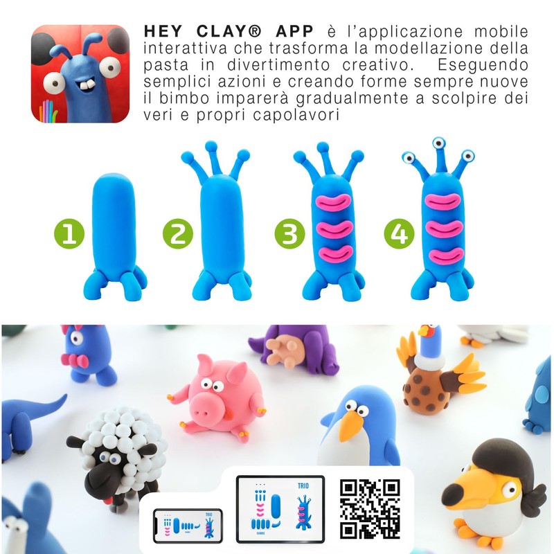 Hey Clay Ocean Ocean Basic Set of 6 15 Colours