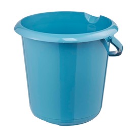 keeeper Eimer mit Ausguss, integrierter Mess-Skala und ergonomischem Griff, 10 l, Mika Eco Line, Blau (Eco Sky Blue)