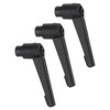sourcing map 3Pcs M6 Adjustable Knobs Handle Female Thread Push