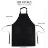 Homsolver 2 Pack Waterproof Rubber Vinyl Apron Chemical Resistant Work