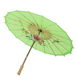 THY COLLECTIBLES 33" Japanese Chinese Umbrella Parasol For Wedding Parties, Photography, Costumes, Cosplay, Decoration And Other Events (Green)