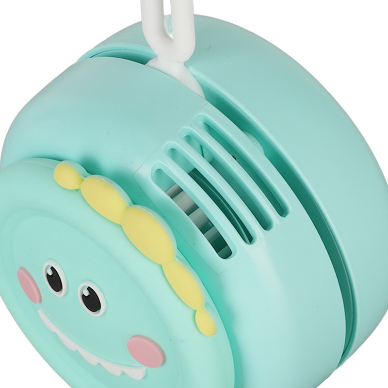 Necklace Fan Cartoon Silicone 3 Speed Mode USB Charge 800mAh