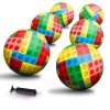 New-Bounce Bouncy Balls for Kids - Brick Print Playground Balls