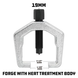 Powerbuilt 1-3/8-Inch (34mm) Pitman Arm Puller, For separating pitman arm from steering gear, Drop Forged and Heat Treated, Chrome Vanadium Steel made - 648693