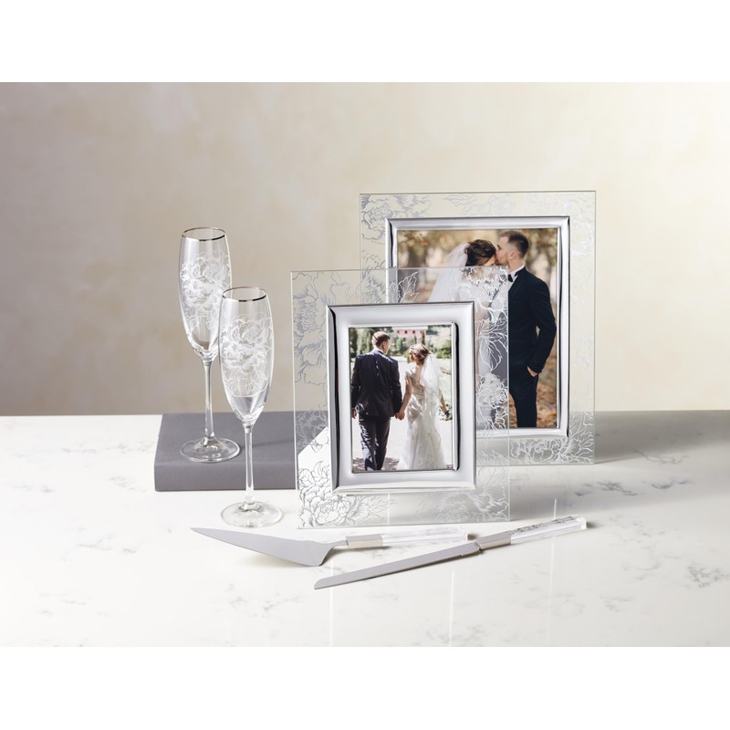Lenox 886925 Silver Peony 8" X 10" Frame