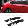 Side Mirror Cover Cap + Door Handle Covers Kit Compatible