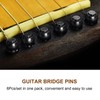 6Pcs Guitar Bridge Pins, Brass Pin Acoustic Guitar Strings Nail