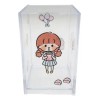 Bote Para Lapices Transparente Con Stickers