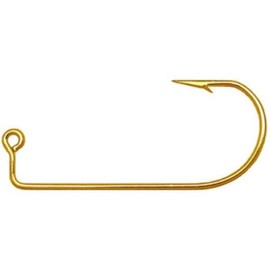 Eagle Claw 575 Gold Jig Hooks - 200 Pack (Size 1/0)