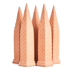 Lawnifi Terracotta Plant Watering Spikes, Watering Solution for Indoor & Outdoor Plants, 5 Pack