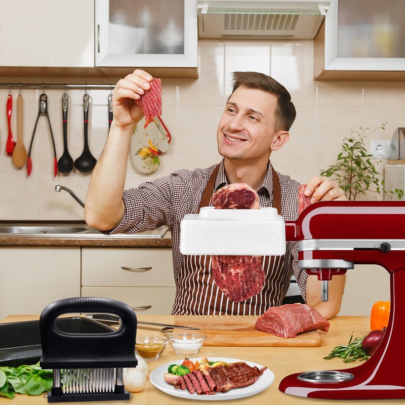 Meat Tenderizer Attachment for Kitchen aid Stand Mixer,Meat Tenderizer Tool