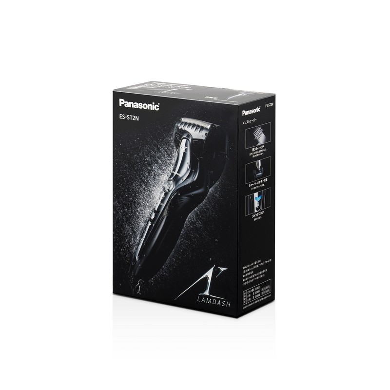 Panasonic Lamdash Men's Shaver 3-blade Wet/Dry Black ES-ST2N-K