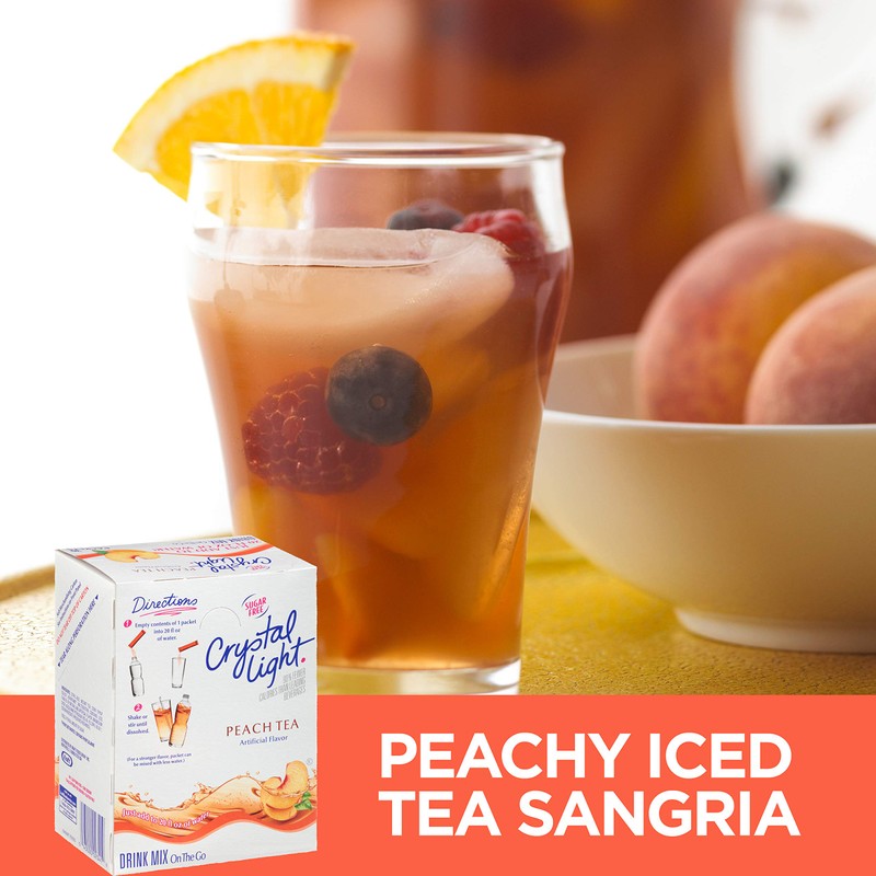 Crystal Light On the Go Single Serve Sugar-Free Peach Tea