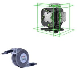 BoxWave Cable Compatible with Huepar S04CG Laser Level - miniSync - USB-A to USB Type-C, Retractable Cable 5 Pre-Set Lengths Avoid Tangles