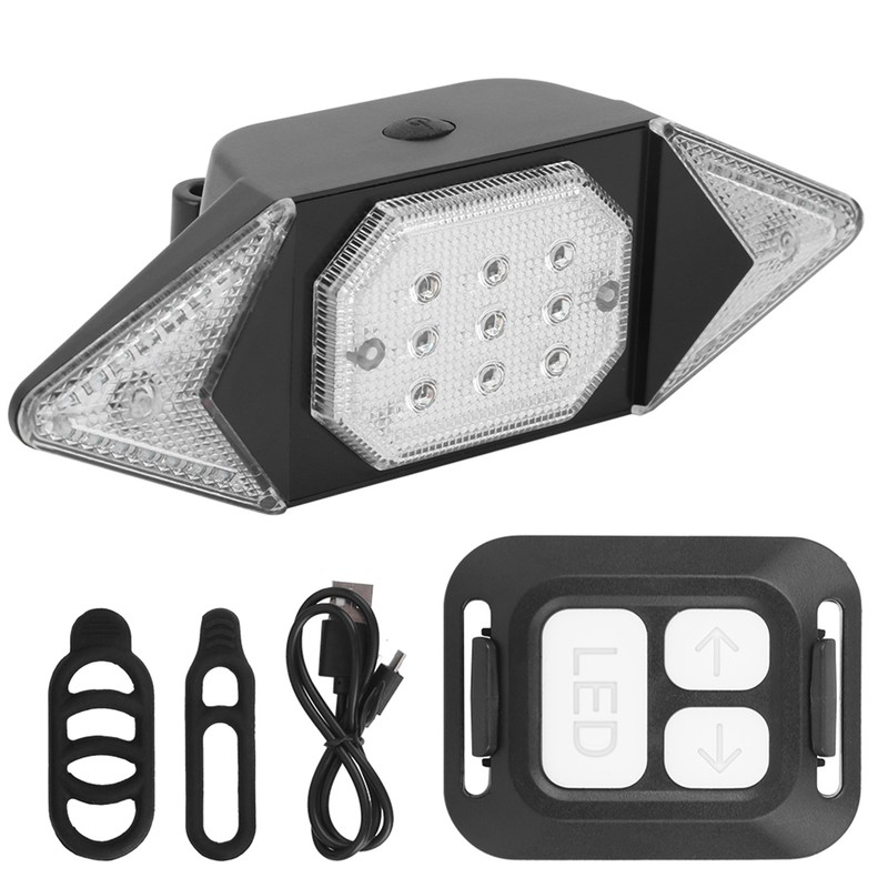Bike Tail Turn Signal Light Safety Warning Bike Brake Rear