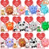 Qinline Valentines Day Gifts for Kids - 24 Pack 3D
